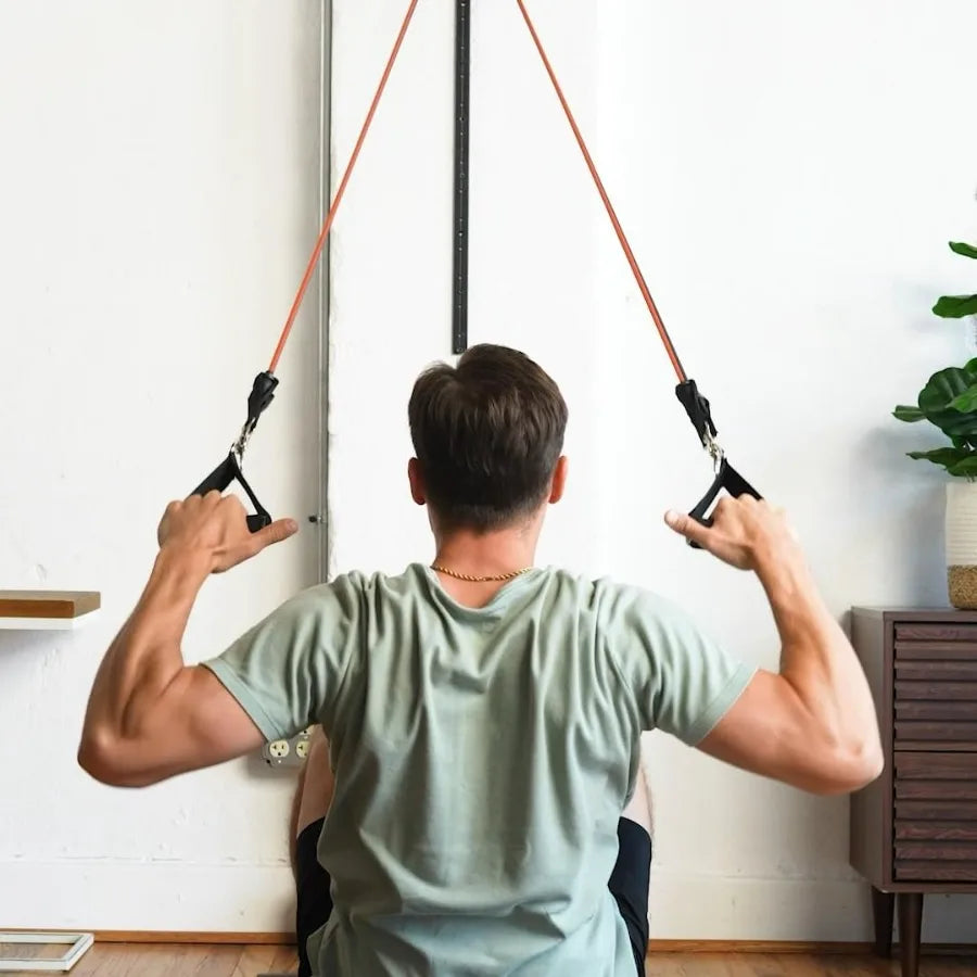 Space Saver Gym Resistance Bands