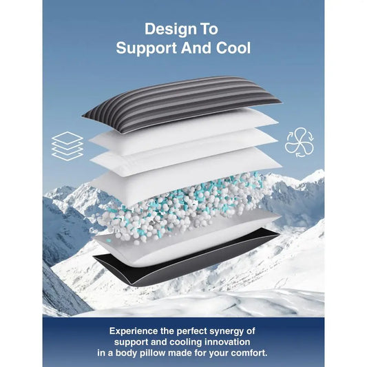 Cooling Body Pillow for Adults