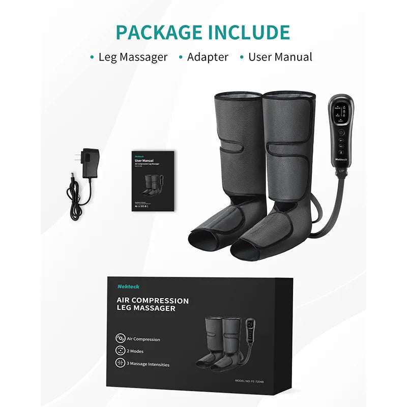 Nekteck Leg Massager Air Compression Calf Wraps