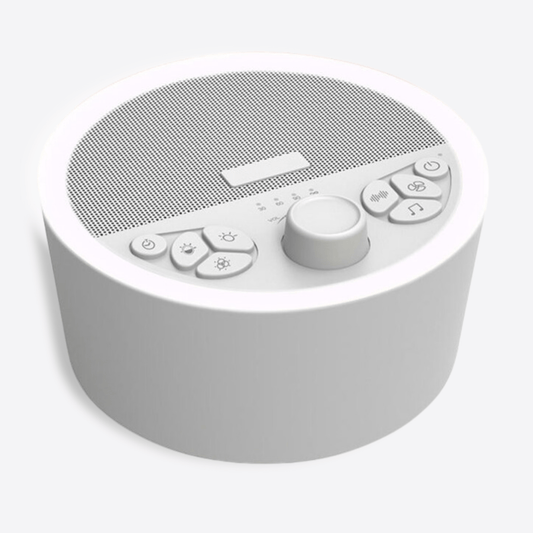 White Noise Sleep Machine with Lights - Portable & Rechargeable