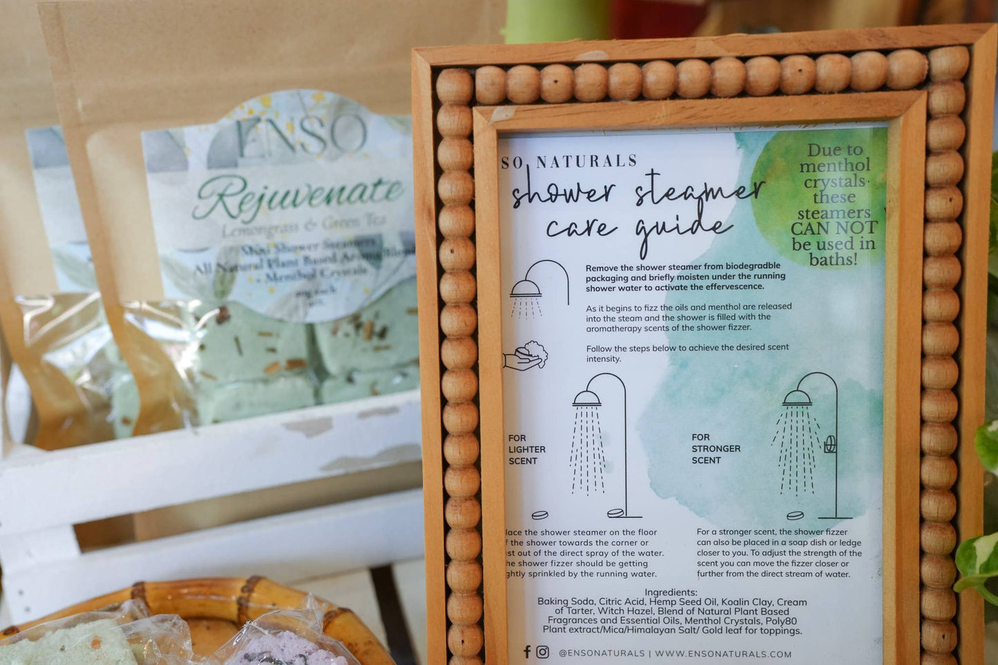 Relax Aromatherapy Menthol Shower Steamers Gift Set