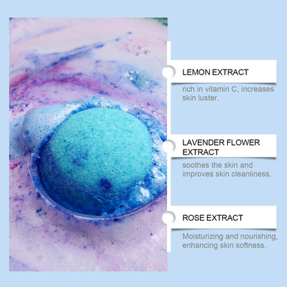 Jaysuing 30gx6pcs Bubble Bath Bombs