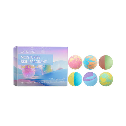 Jaysuing 30gx6pcs Bubble Bath Bombs