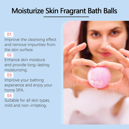 Jaysuing 30gx6pcs Bubble Bath Bombs