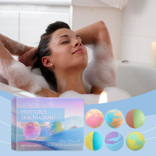 Jaysuing 30gx6pcs Bubble Bath Bombs
