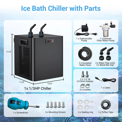 Ice Bath Water Chiller for Cold Plunge Tubs