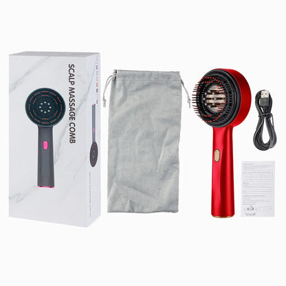 Electric Vibration Massage Comb- Red Light Therapy