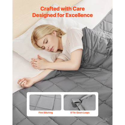 SucceBuy Weighted Blanket 25 lbs Cooling, Breathable