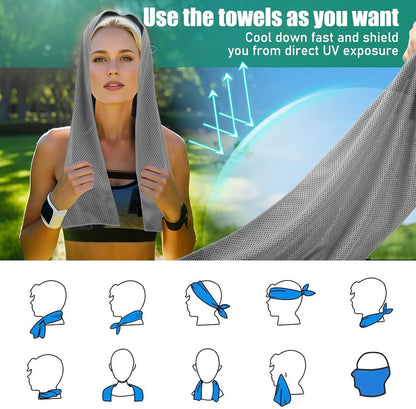 40"*12" Cooling Towels 6 Pack