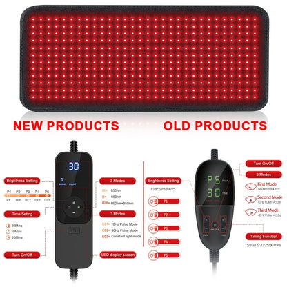 Updated Red Light Therapy Heating Pad