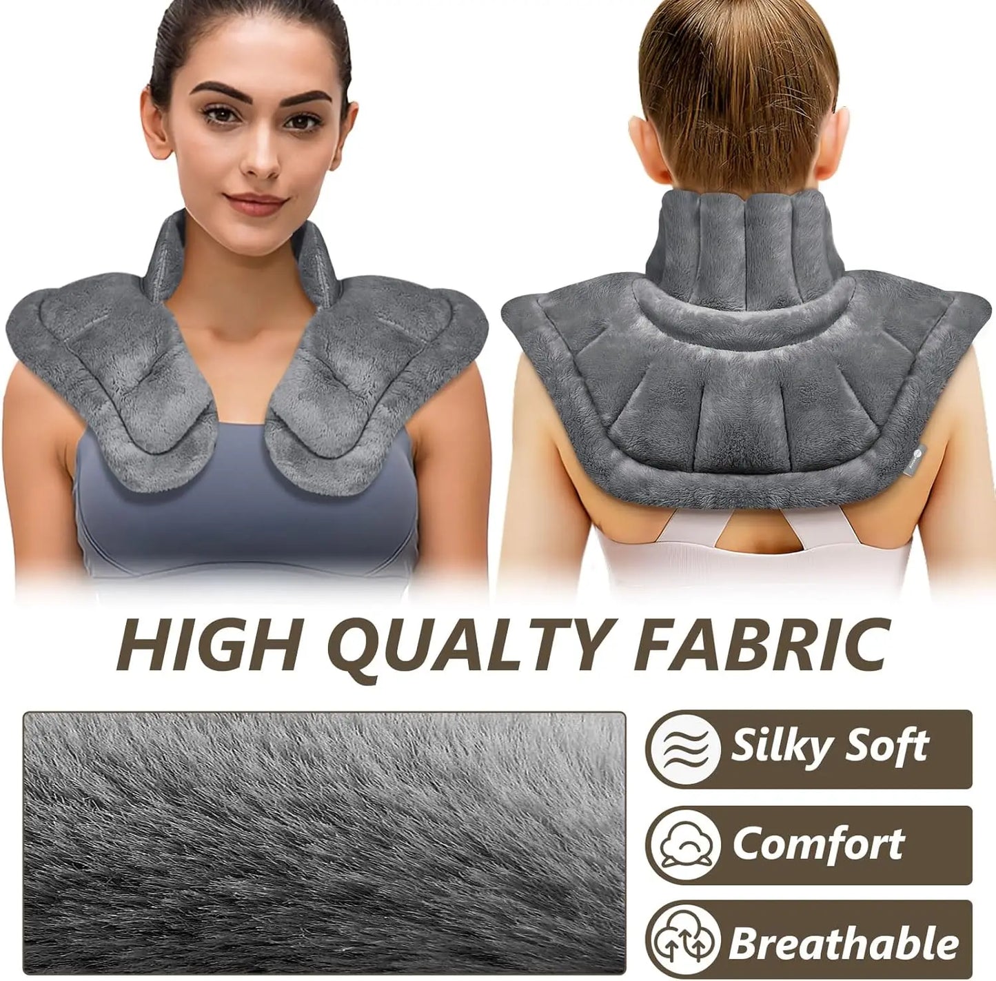 Microwave Heating Pad for Neck, Shoulders, Back