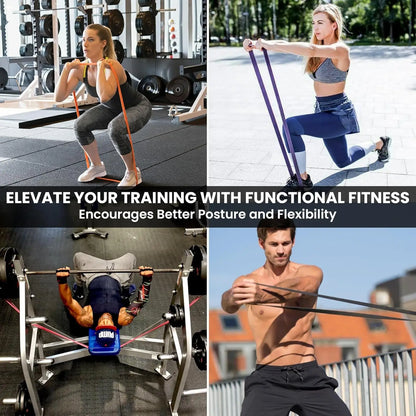 Heavy Duty Pull Up Assist Resistance Bands Set for Powerlifting,