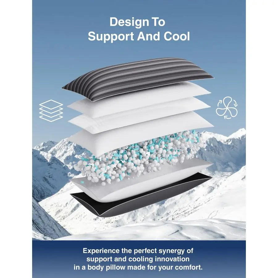 Cooling Body Pillow for Adults