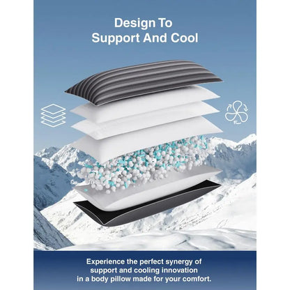 Cooling Body Pillow for Adults