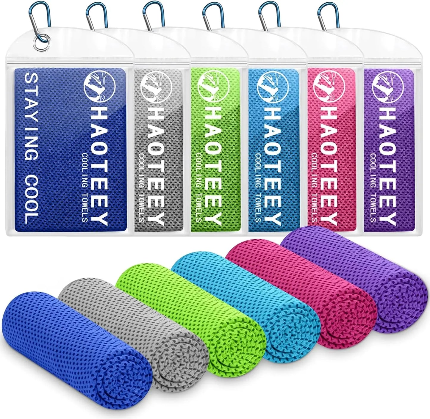 40"*12" Cooling Towels 6 Pack
