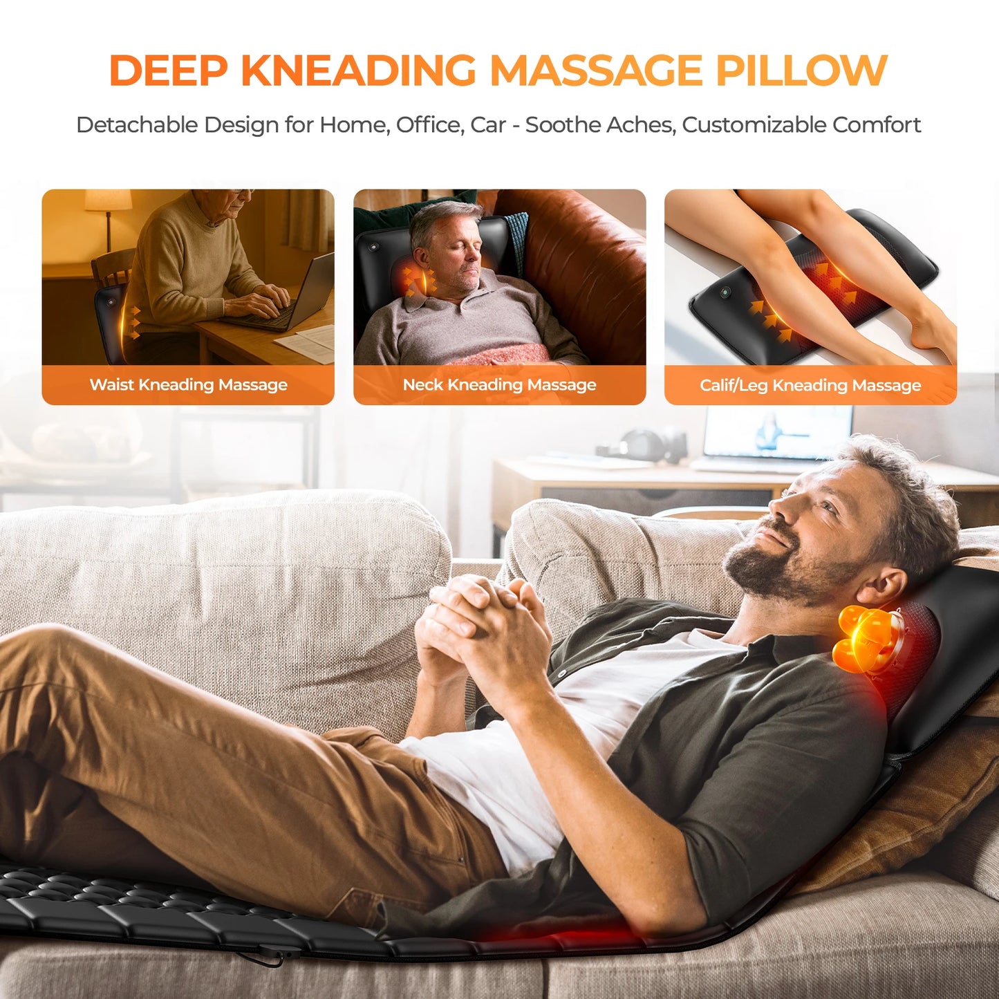 Shiatsu Full Body Massage Mat With Heat