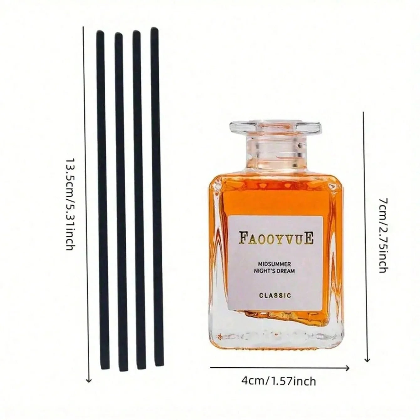 50ml Flameless Reed Diffuser Aromatherapy Essential Oil