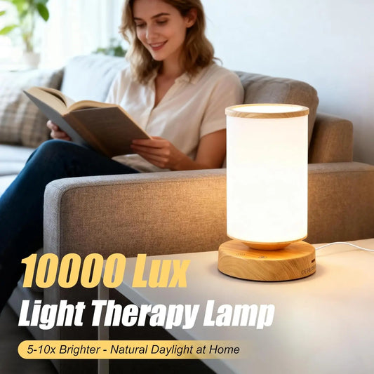 10000 Lux Light Therapy Lamp With Remote