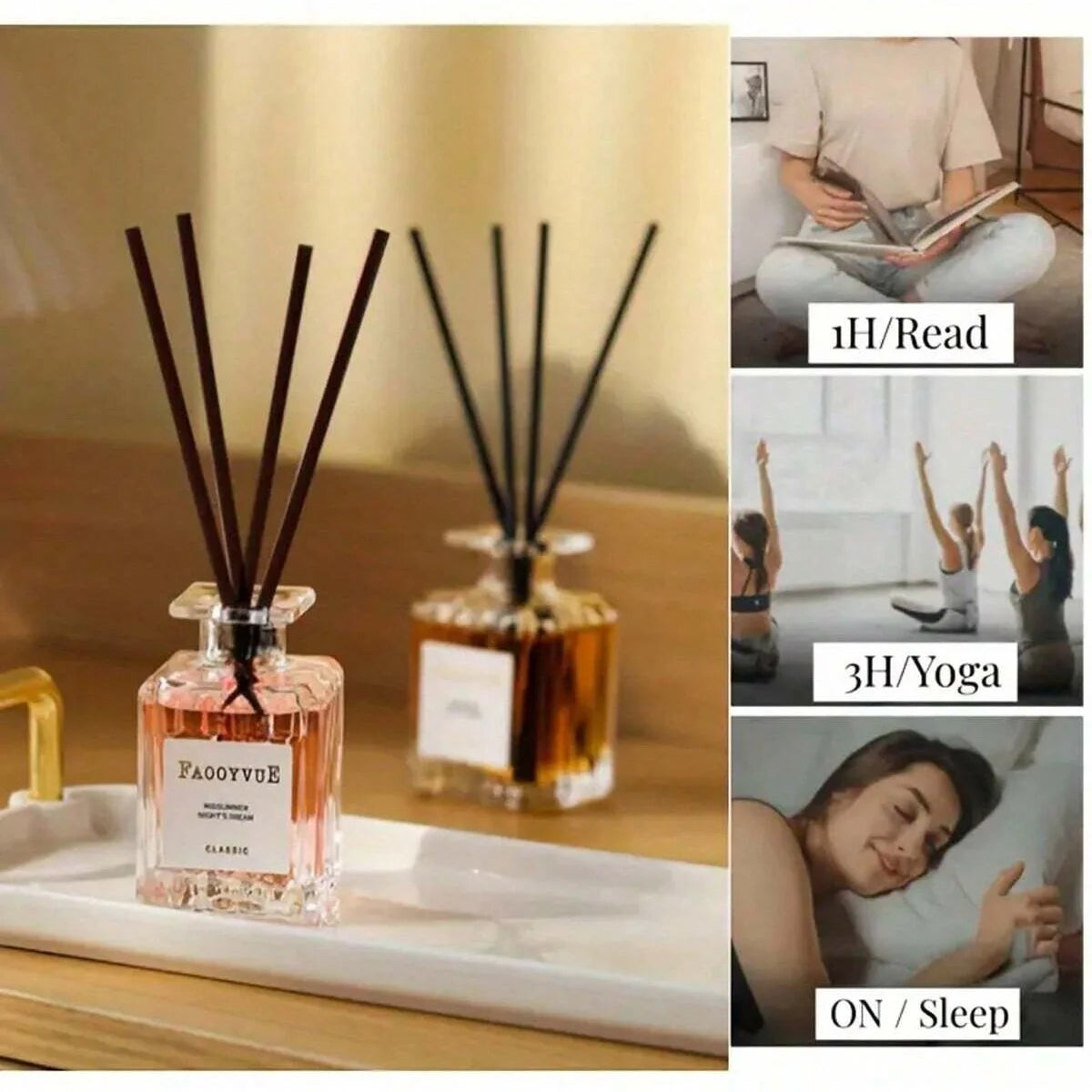 50ml Flameless Reed Diffuser Aromatherapy Essential Oil