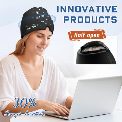Igraine Headache Relief Cap, Gel Ice Head Wrap,