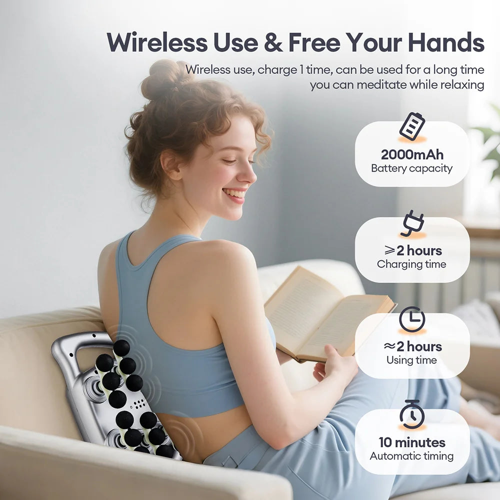 24-Head Fascia Gun- 9 Modes High Frequency Vibration