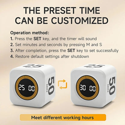 Pomodoro Timer -For Kitchen/Study/Shower