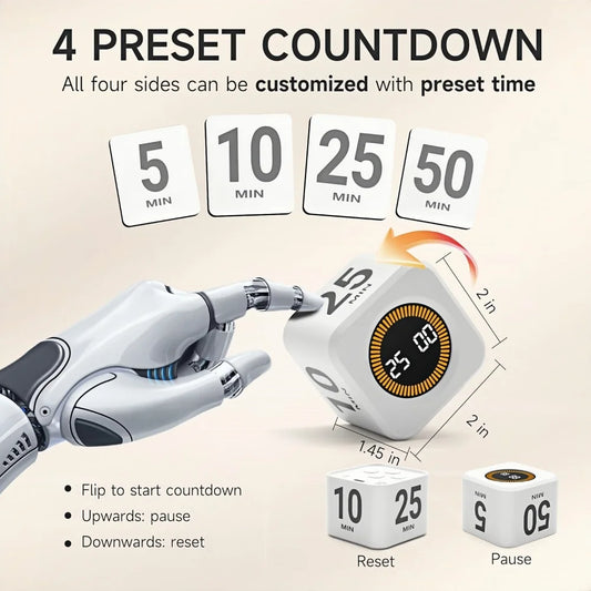 Pomodoro Timer -For Kitchen/Study/Shower