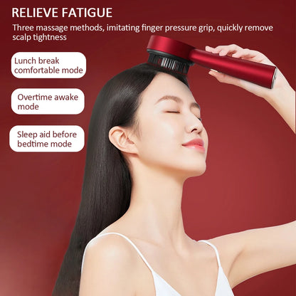 Electric Vibration Massage Comb- Red Light Therapy