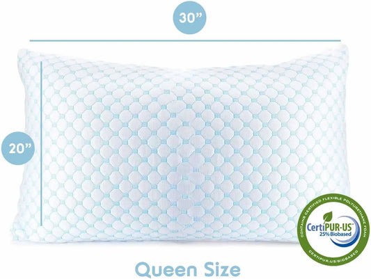 Queen Size Cooling Pillows Set of 2