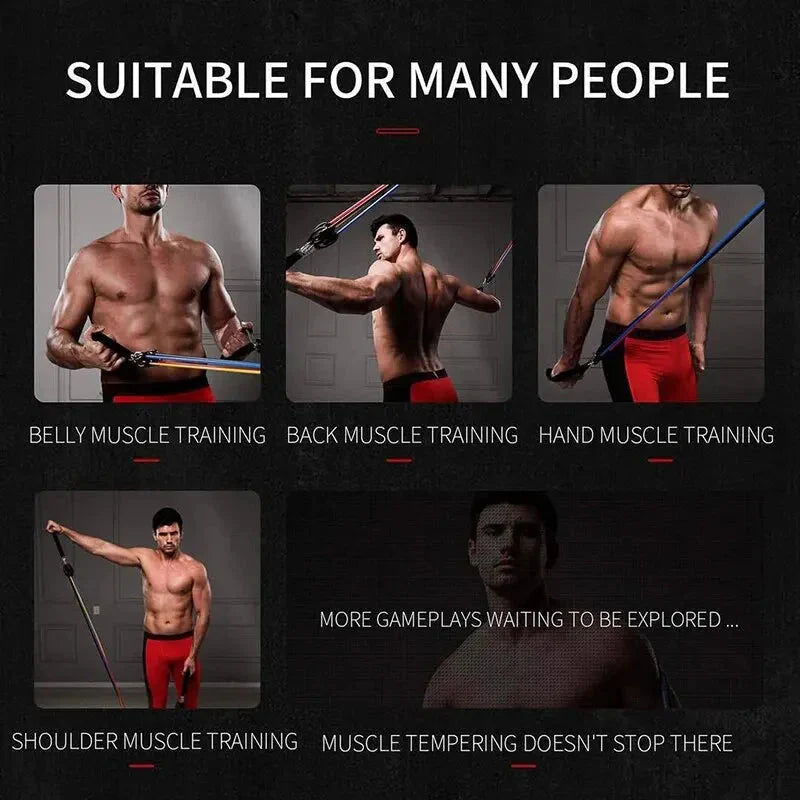 Workout Resistance Bands With Handles