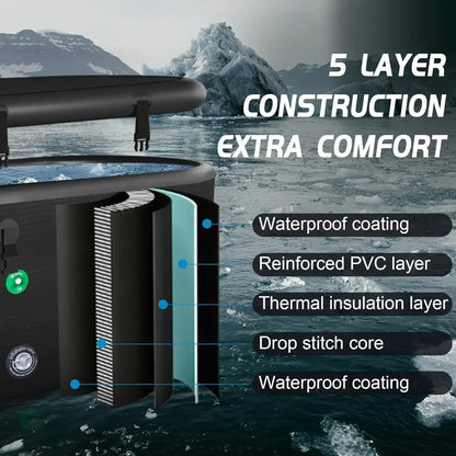 Bestseller XXL Drop Stitch Ice Bath Tub For Recovery