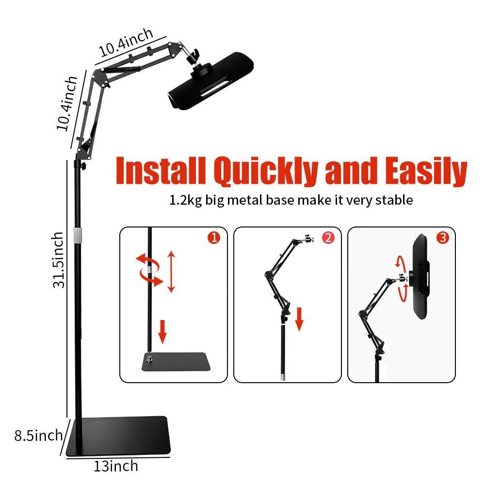 Red Light Lamp For Face and Body Home Use 660nm 850nm Near Infrared Light Panel Device with Adjustable Stand with Timer