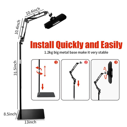 Red Light Lamp For Face and Body Home Use 660nm 850nm Near Infrared Light Panel Device with Adjustable Stand with Timer