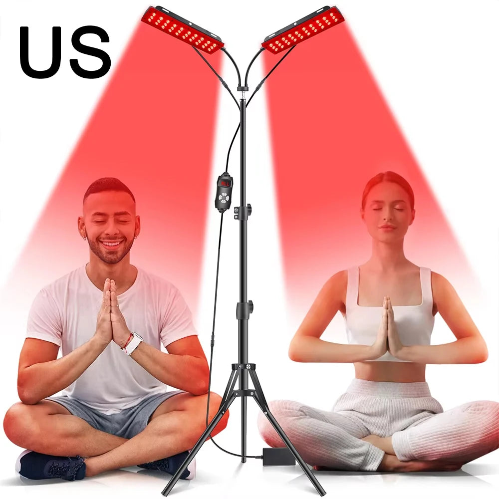 Double Heads LED Red Light Lamp