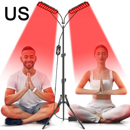 Double Heads LED Red Light Lamp