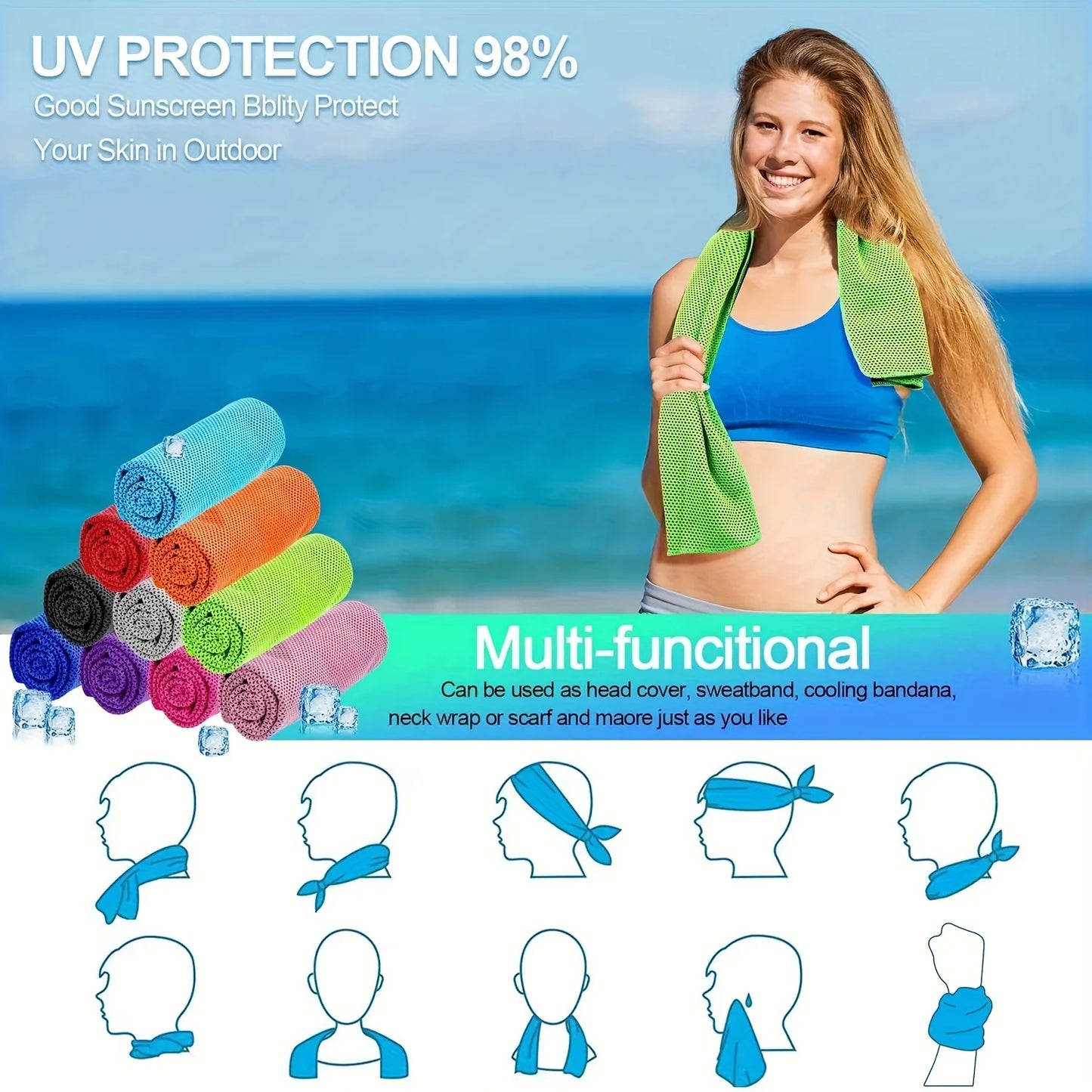 Summer Cool Sports Towel Quick-drying