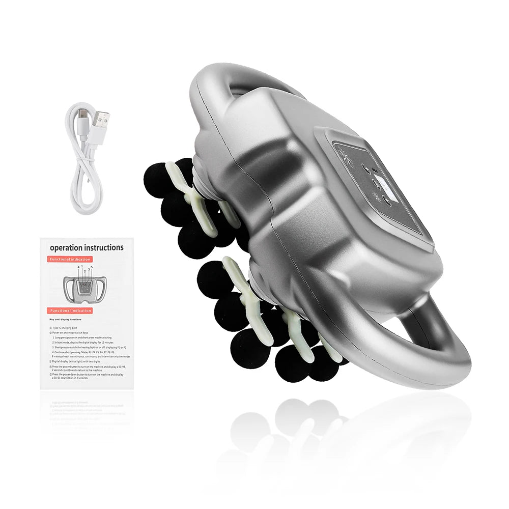 24-Head Fascia Gun- 9 Modes High Frequency Vibration