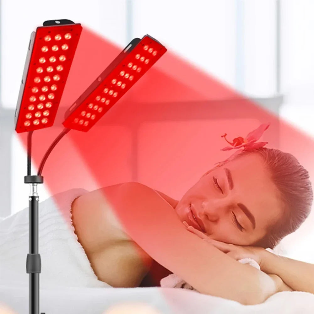 Double Heads LED Red Light Lamp