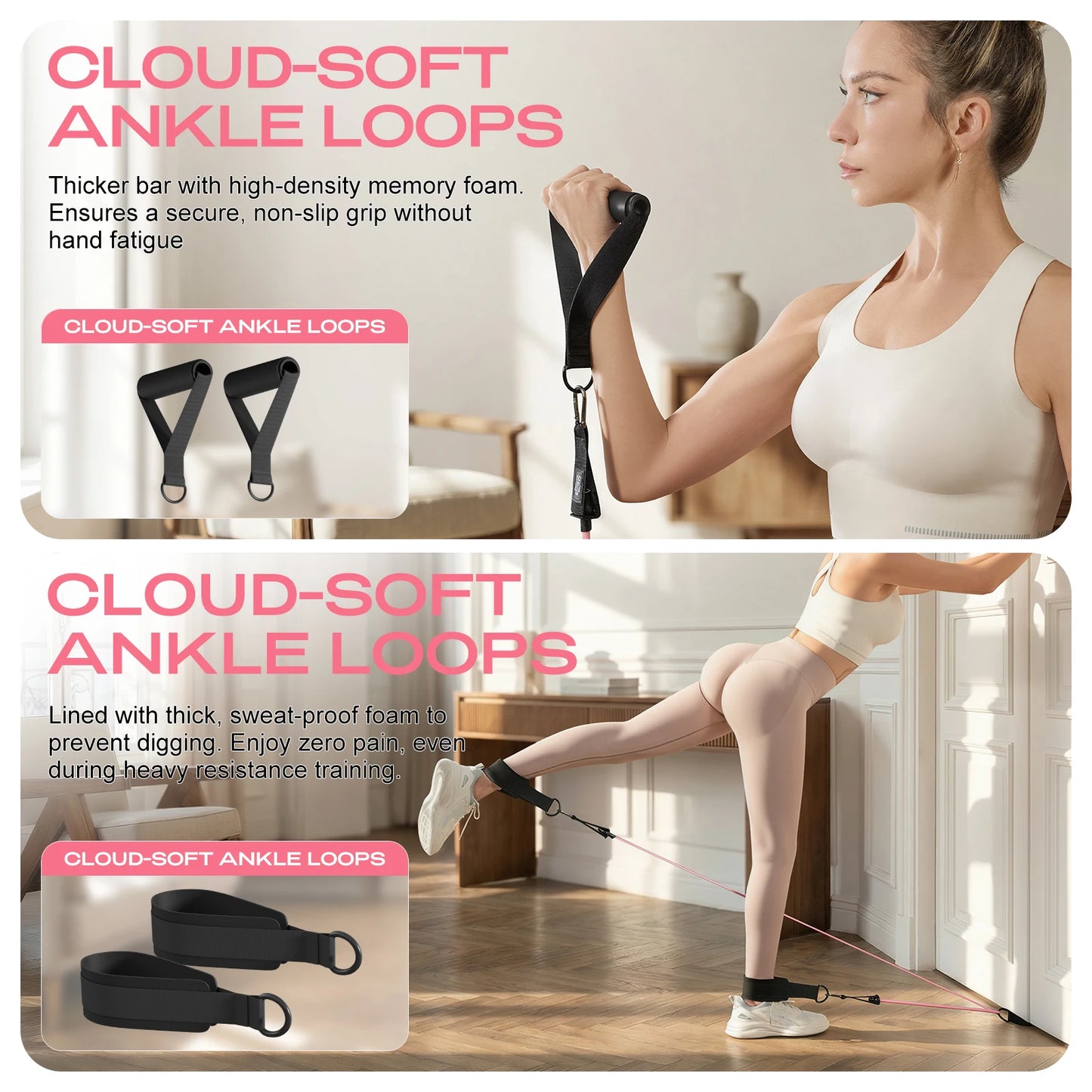 Pilates Bar Kit with Resistance Bands–