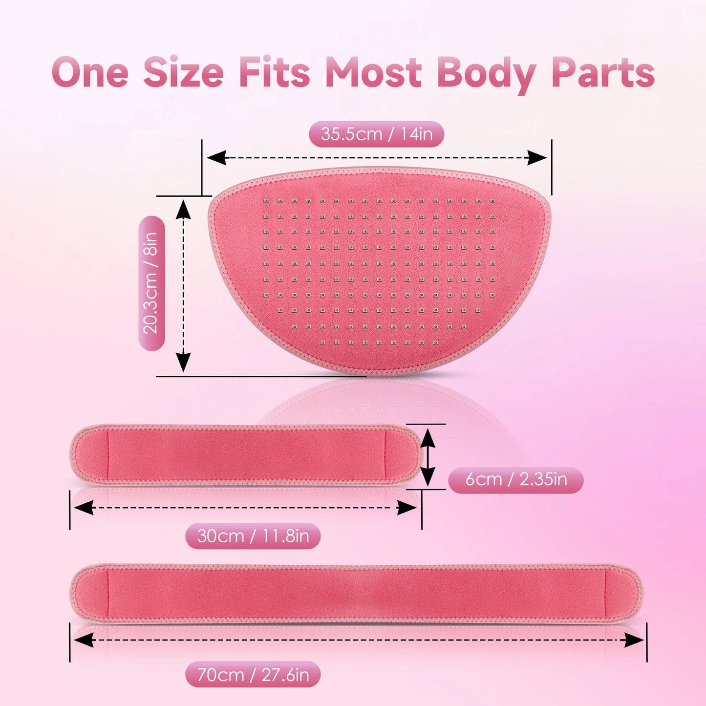 Red Light Infared Therapy Menstrual Heating Pad