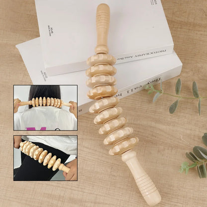Wooden Therapy Massager Roller Trigger Point Massager