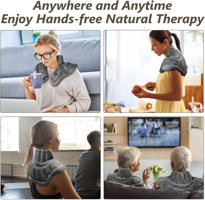 Microwave Heating Pad for Neck, Shoulders, Back