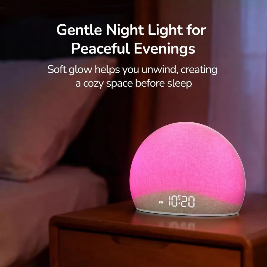 Sunrise Alarm Clock Radio for Bedroom Wake Up