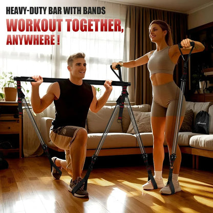 Pilates Bar Kit with Resistance Bands