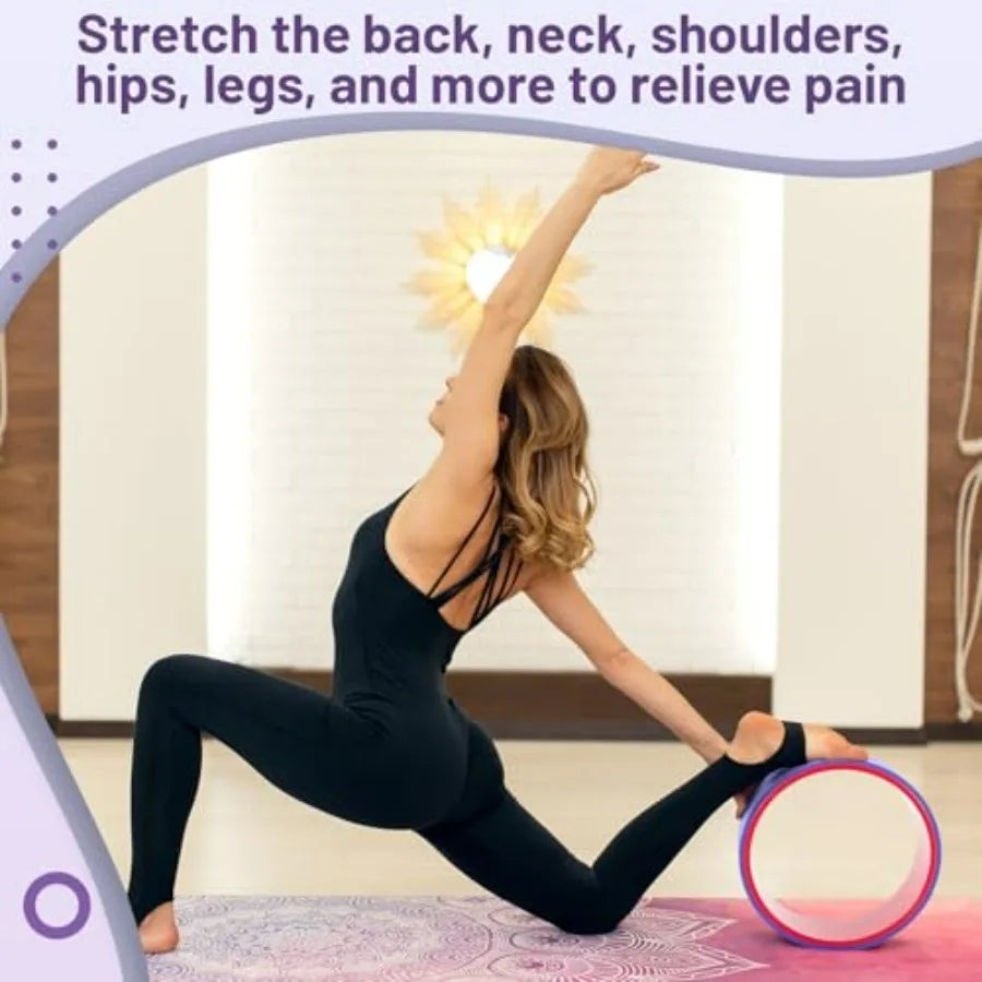 3 Pack ABS Yoga Wheel Set Foam Roller