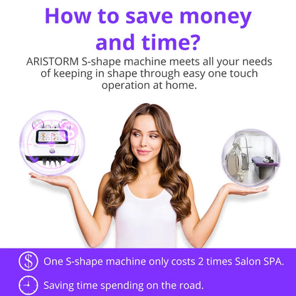Aristorm S Shape Ultrasonic 30K Cavitation Machine