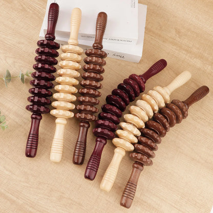 Wooden Therapy Massager Roller Trigger Point Massager