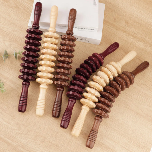 Wooden Therapy Massager Roller Trigger Point Massager