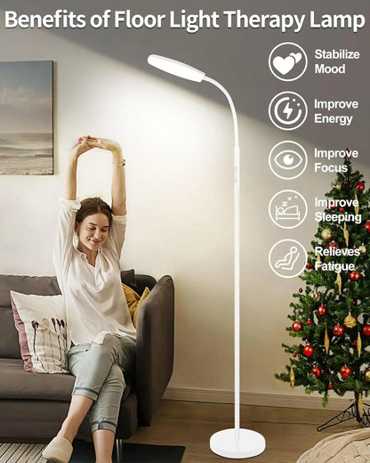 10000 Lux UV-Free Light Therapy Lamp With Remote