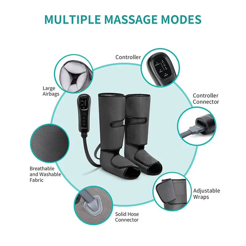 Nekteck Leg Massager Air Compression Calf Wraps
